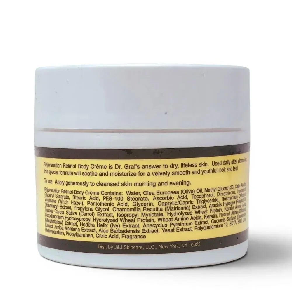 Dr. Jeannette Graf Rejuvenation Retinol Body Cream 9oz
